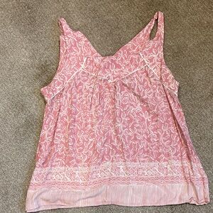 Anthropologie Maeve Pink Floral Women's Top